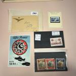 Stamp of Aerophilately » Airmails 1910-55, Group of mostly air related items with early 1900s German Flugsport Serie of vignettes