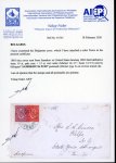 Stamp of Bulgaria BULGARIA USA 1885 3rd issue Envelope fkd 10St+15St SAMOKOV ----> NEW.YORK