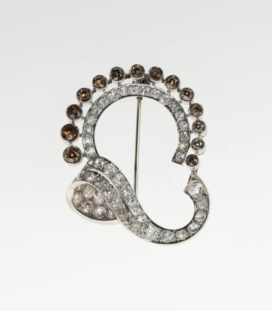 Stamp of Feldman International Auctions » Bijoux - Haute Joaillerie / Jewellery Broche