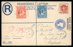 Stamp of Nigerias » Niger Coast Protectorate Brass: 1895-98 trio of covers incl. size F registered