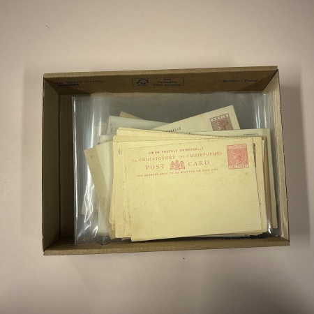 Stamp of British Empire General Collections and Lots 1880-1904 LEEWARD ISLANDS with Antigua, Montserrat, Nevis, Virgin Islands, St.Kitts, St.Christopher