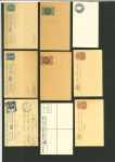 Stamp of India » Collections, Lots etc. 1874-1904, Cca., INDIA Postal stationery assembly 25 unused + 5 used, mostly QV