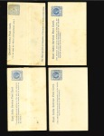 Stamp of India » Collections, Lots etc. 1874-1904, Cca., INDIA Postal stationery assembly 25 unused + 5 used, mostly QV