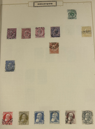 Stamp of Large Lots and Collections All World : 1850-1950, in a box thousands of mint and