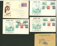 Stamp of India » Collections, Lots etc. 1951-1964, group of 20 covers, incl. first flight envelopes,