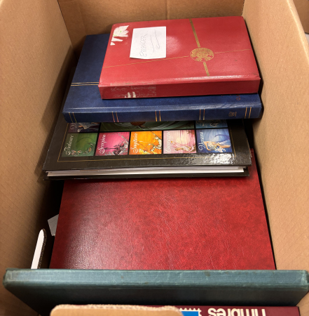 Stamp of Large Lots and Collections All World : 1860-1980, two large and heavy boxes containing