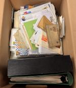 Stamp of France » Collections 1850-2010, dans cinq gros cartons gros vrac de milliers