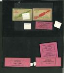 Stamp of India India : 1934-1936, rocket post 1934-1936 collection of 37 labels