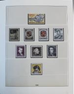 Stamp of Austria Austria, 1945-88, Collection in 3 LINDNER albums, all mint n.h.