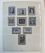 Stamp of Austria 1950-2000, Austria 3 collections in SAFE & Lindner albums, mint n.h.