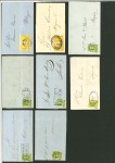 Stamp of Mexico Mexico 1857-68, selection of 25 covers mostly 1st and 2nd Hidalgo issue