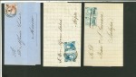 Stamp of Mexico 1872-74 Mexico selection of 8 covers with 'Hidalgo to the left' issue