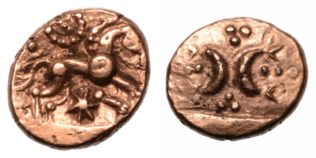 Stamp of Coins » Europe » Great Britain » England Celtic Britain, Iceni Tribe, uninscribed, c. 45-40, Freckenham stater