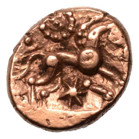 Celtic Britain, Iceni Tribe, uninscribed, c. 45-40, Freckenham stater