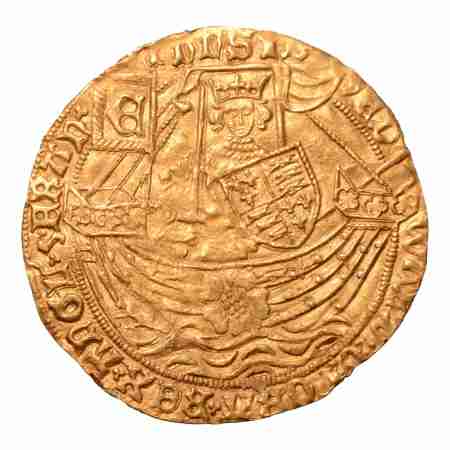 Great Britain, Edward IV, 1st Reign, 1461-1470, Royal (Rose Noble), Tower mint, 7.71 g.