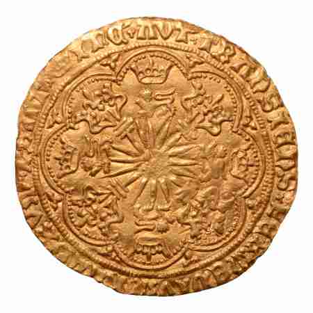 Great Britain, Edward IV, 1st Reign, 1461-1470, Royal (Rose Noble), Tower mint, 7.71 g.