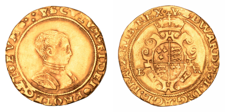 Stamp of Coins » Europe » Great Britain » England Great Britain, Edward VI, 1547-53, Second period, half-sovereign, AV, 5.03 g.