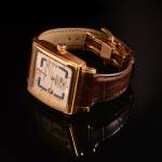 Stamp of Feldman International Auctions » Montres / Watches ULYSSE NARDIN. Montre mécanique en or 750.