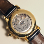 Stamp of Feldman International Auctions » Montres / Watches MONT-BLANC. Montre mécanique en acier doré.