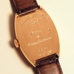 Stamp of Feldman International Auctions » Montres / Watches FRANCK MULLER. Montre à calendrier perpétuel en or 750.