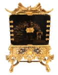 Stamp of Feldman International Auctions » Mobilier, Objets d'Art & Design / Furniture, Objets d'Art & Design Flaxley Abbey, Exceptionnel cabinet japonais en laque monté sur piètement. Fin XVIIème siècle