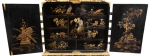 Stamp of Feldman International Auctions » Mobilier, Objets d'Art & Design / Furniture, Objets d'Art & Design Flaxley Abbey, Exceptionnel cabinet japonais en laque monté sur piètement. Fin XVIIème siècle