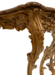 Stamp of Feldman International Auctions » Mobilier, Objets d'Art & Design / Furniture, Objets d'Art & Design Paire de consoles d’applique en bois vernis. XVIIIème siècle
