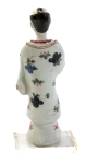 Stamp of Feldman International Auctions » Art d'Orient & d'Extrême-Orient / Asian & Oriental Art Japon. Arita. Figurine d’acteur de théâtre Kabuki en porcelaine. Période Edo, début XVIIIème siècle (1720 - 1740)