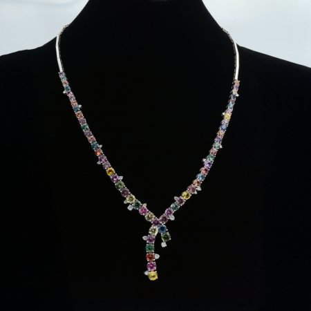 Stamp of Feldman International Auctions » Bijoux - Haute Joaillerie / Jewellery COLLIER "RAINBOW"
