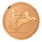 Stamp of Coins » Africa » Egypt Egypt 1988 100 pounds Golden Warrior, Au 17.15 g.
