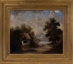 Stamp of Feldman International Auctions » Tableaux du XIXs / 19th Century Paintings Ecole anglaise du XIXème siècle. Paysage