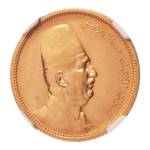 Stamp of Coins » Africa » Egypt Egypt King Fuad I 100 pi. AH 1340/1922, Au 8.5 g.