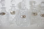 Stamp of Feldman International Auctions » Arts de la Table / Tableware Ensemble de onze carafes en cristal