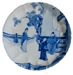 Stamp of Feldman International Auctions » Art d'Orient & d'Extrême-Orient / Asian & Oriental Art Chine. Paire d’assiettes en porcelaine. Probablement Kangxi