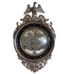 Stamp of Feldman International Auctions » Mobilier, Objets d'Art & Design / Furniture, Objets d'Art & Design Angleterre. Miroir en bois doré et peint. Fin XIXème siècle