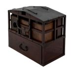 Stamp of Feldman International Auctions » Art d'Orient & d'Extrême-Orient / Asian & Oriental Art Japon. Nécessaire à pique-nique et réchaud à saké portatif