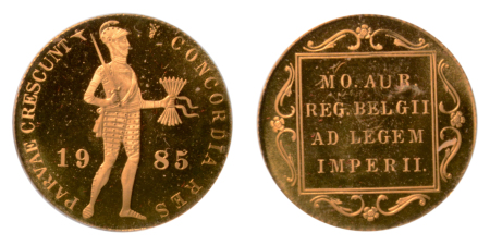 Stamp of Coins » Europe » Netherlands Netherlands, Juliana gold ducat, 1985, 3.45 g.