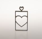 Stamp of Feldman International Auctions » Bijoux - Haute Joaillerie / Jewellery Pendentif en platine 950 coeur