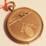 Stamp of Feldman International Auctions » Montres / Watches ZENITH. MONTRE DE POCHE PETITE SECONDE.