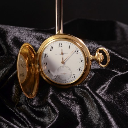 Stamp of Feldman International Auctions » Montres / Watches VACHERON & CONSTANTIN. MONTRE DE POCHE PETITE SECONDE.