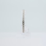 Stamp of Feldman International Auctions » Bijoux - Haute Joaillerie / Jewellery Bracelet tennis rivière en or gris 750 serti de 41 diamants