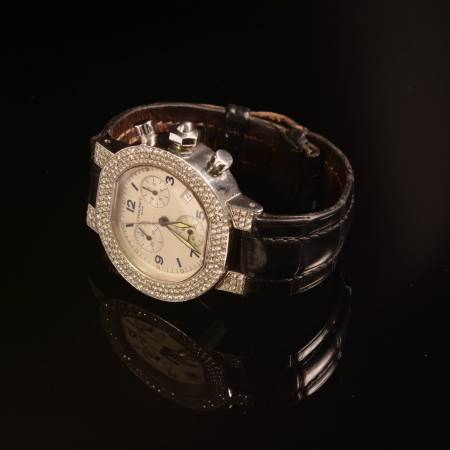 Stamp of Feldman International Auctions » Montres / Watches Montre CHAUMET chronograph , n°322-0177, mouvement