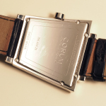 Stamp of Feldman International Auctions » Montres / Watches CORUM : Montre de dame modèle trapèze cadran