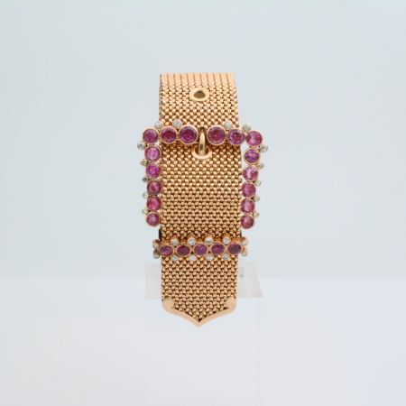 Stamp of Feldman International Auctions » Bijoux - Haute Joaillerie / Jewellery BRACELET-CEINTURE