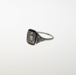Stamp of Feldman International Auctions » Bijoux - Haute Joaillerie / Jewellery BAGUE RUBIS ET DIAMANTS
