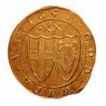 Stamp of Coins » Europe » Great Britain » England Great Britain, Commonwealth Gold Unite (20/-), 1651, Au 9.04 g.