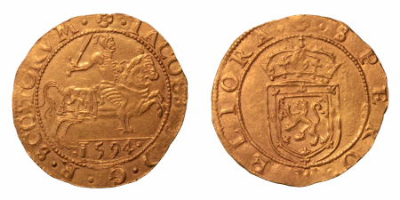Stamp of Coins » Europe » Great Britain » England Scotland. James VI. 1567-1625. AV Gold Rider, Edinburgh 1594