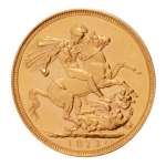 Stamp of Coins » Europe » Great Britain » England Great Britain, Victoria, Gold Proof Sovereign, 1871,