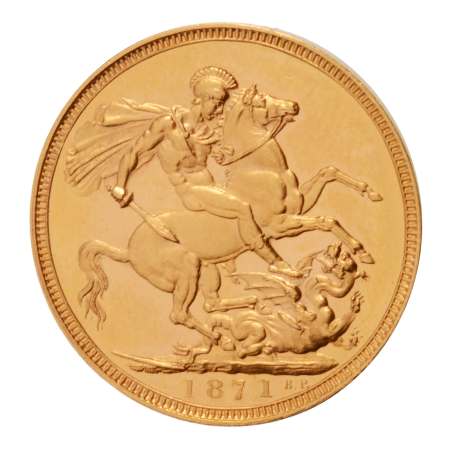 Great Britain, Victoria, Gold Proof Sovereign, 1871,