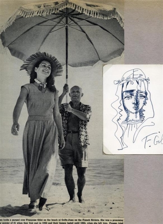 Stamp of Feldman International Auctions » Art Contemporain / Contemporary Art FRANCOISE GILOT, DESSIN